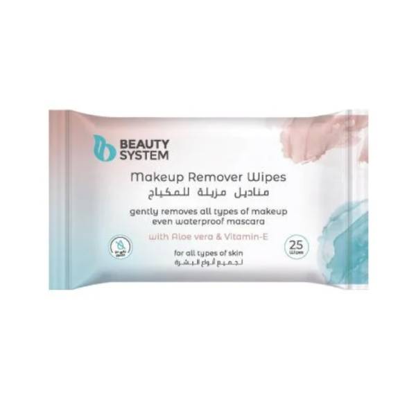 Beauty System Beauty System Make Up Remover Wipes 25Wipes for All Skin Types