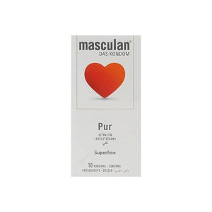 Masculan Condoms 10pc Pure v2