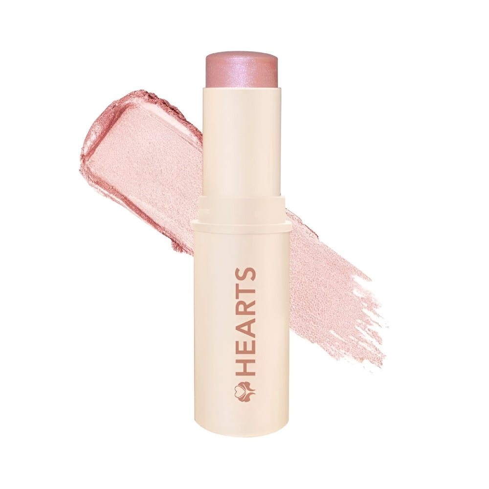 Hearts Hearts Highlighter Stick 10 Dewy Light Rose Sparkle