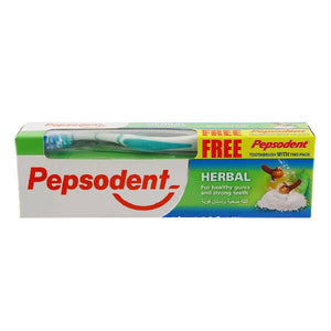 Pepsodent Toothpaste 150g Herbal With Free Toothbrush
