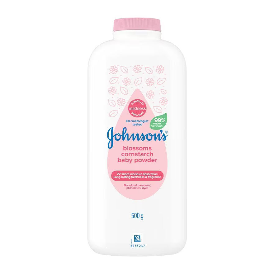 بودرة Johnson's Baby Blossoms 500 غرام وردي