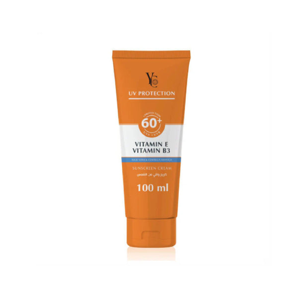 YC Sun Cream 100ml uva+uvb 60+ Vitamen E , Vitamen B3