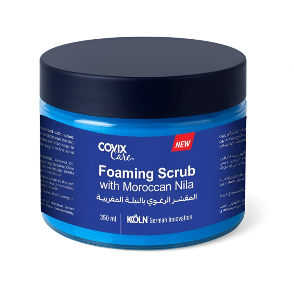 Covix Care Foaming Scrub 350ml With Moroccan Indigo
