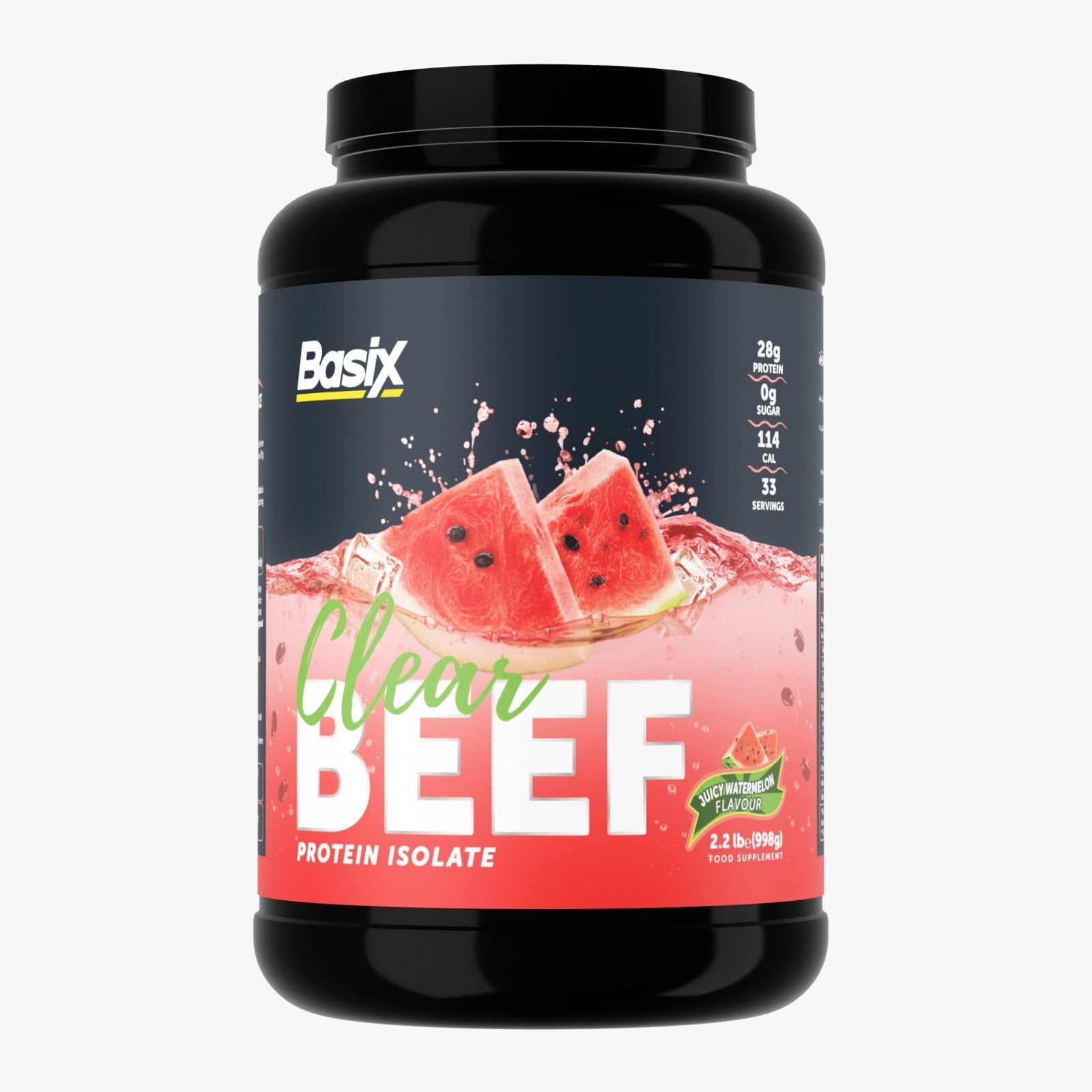 Basix beef protein isolate watermelon 2.2ib