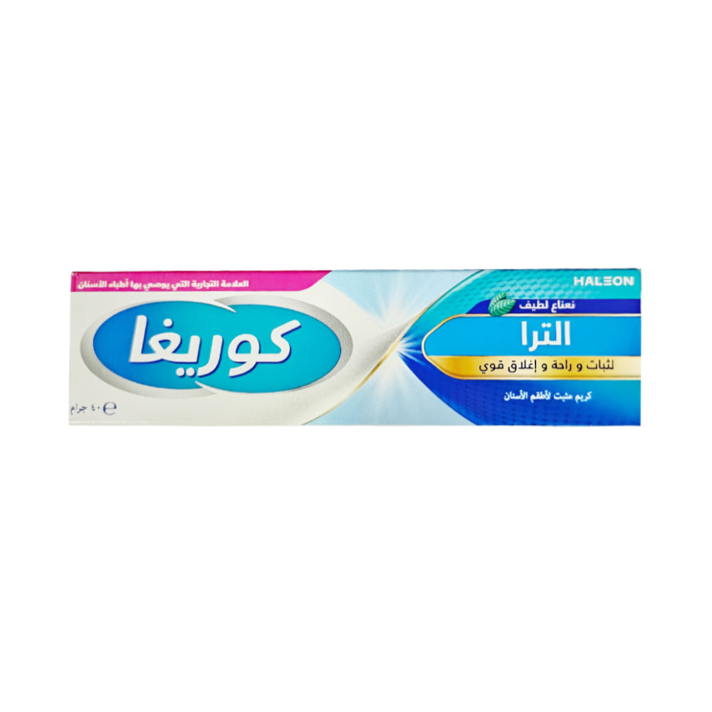 Corega denture adhesive cream  40ml ultra with mint v3