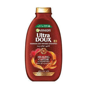 Garnier Hair Shampoo 200ml Ultra Doux Healing Castor and Almond Oils