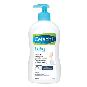 Cetaphil baby shampoo & shower gel 400ml organic calendula