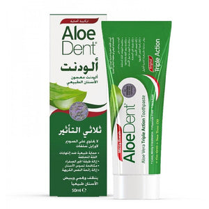 Aloedent Toothpaste 50ml Triple Action Aloe Vera