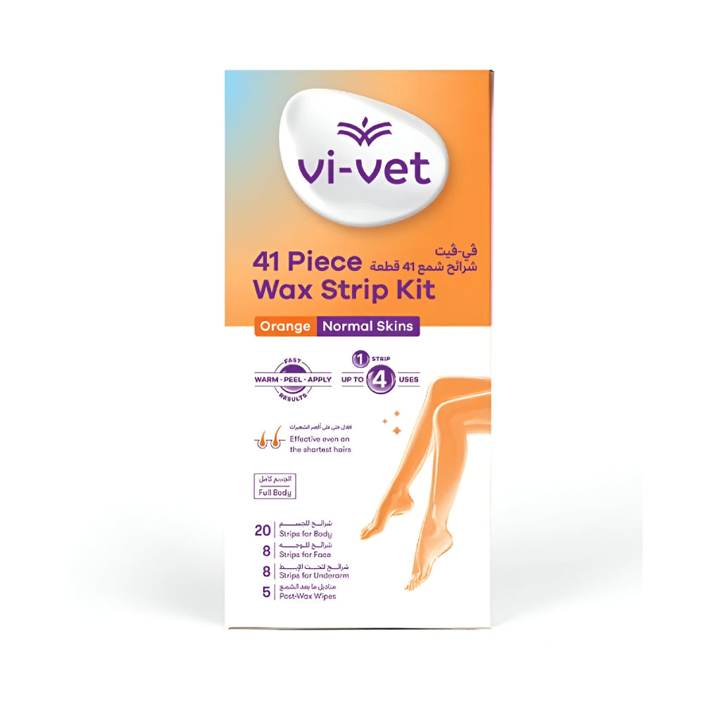 شرائط إزالة الشعر Vi-Vet 41 قطعة للبشرة العادية