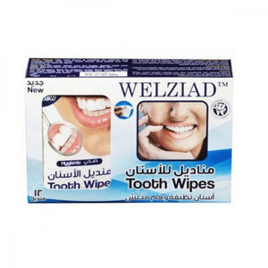 Welziad Tooth Cleaning Wipes 12pc