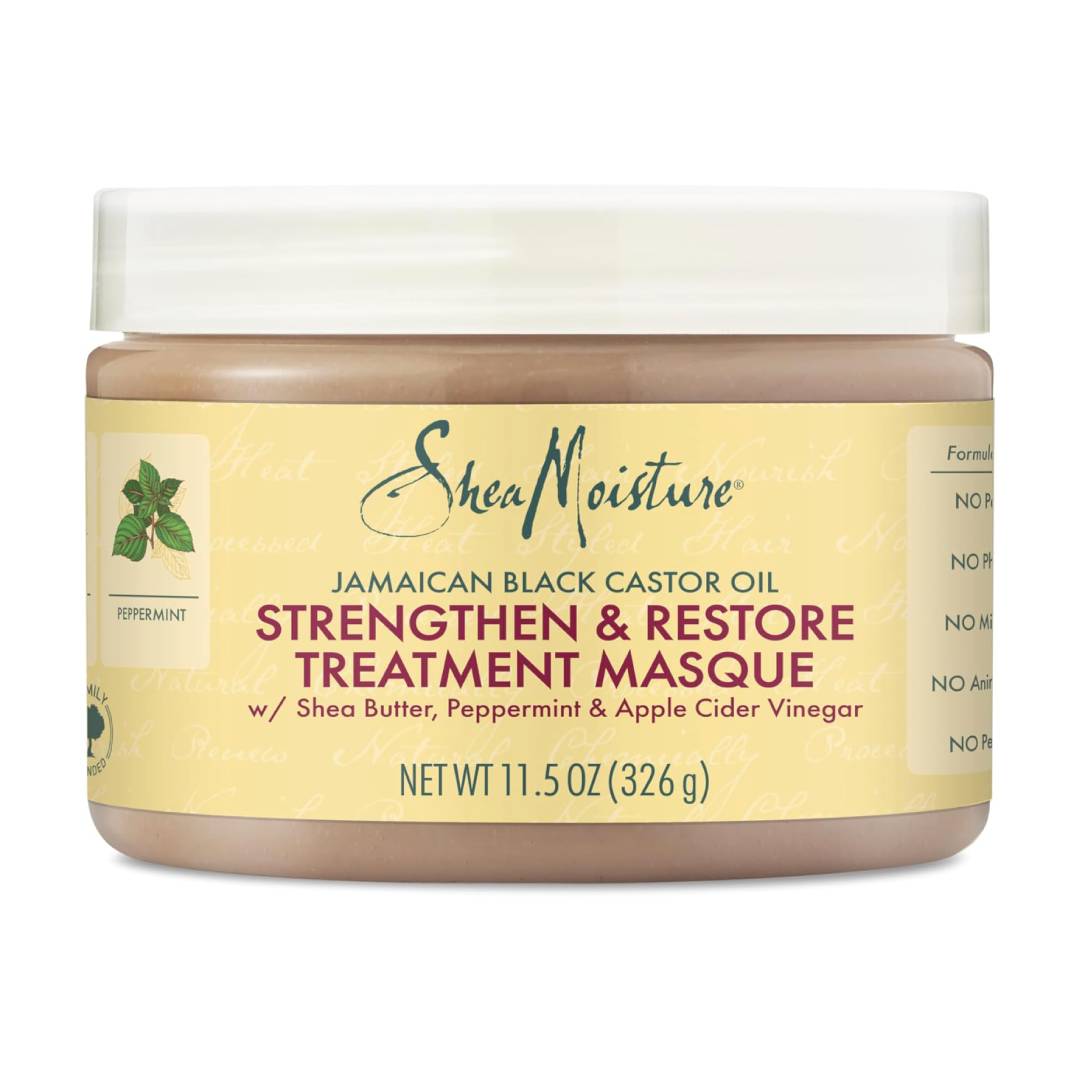 Shea moisture hair mask 326g with jamaican black castor oil for strengthening and reviving