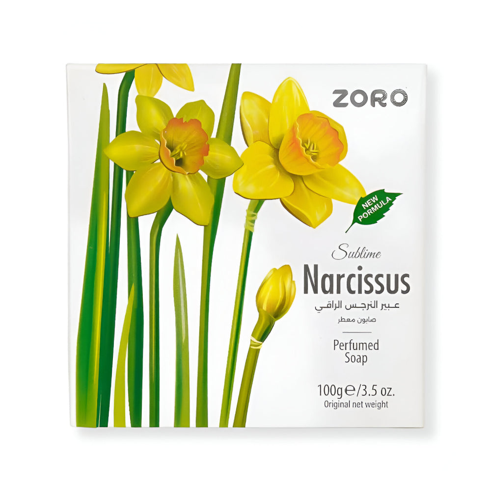 Zoro Bar Soap 100g Narcissus Fragrance Al-Raqi
