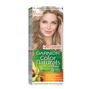 Garnier Natural Hair Color 8.1 Light Ash Blonde