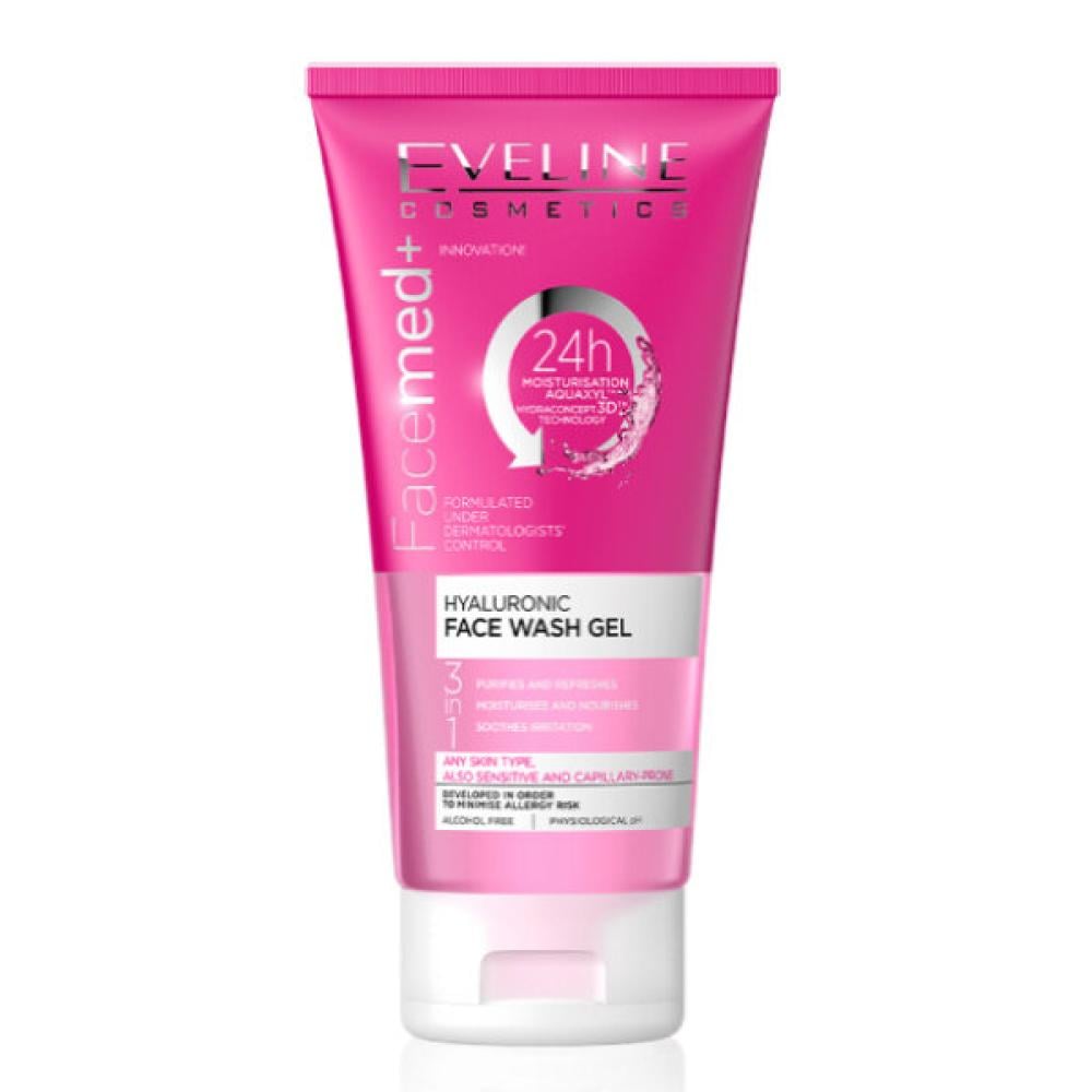 Eveline Gel Wash 150ml Face Med+ With Hyaluronic Acid