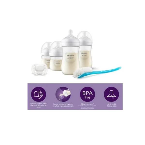 Philips Avent Philips Avent Kit 6pc Natural SCD838/11 Set For Newbotn