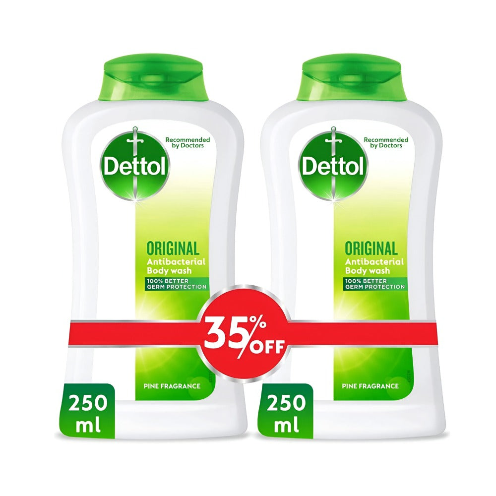 Dettol Shower Gel 35% Off Original 2 x 250 ml