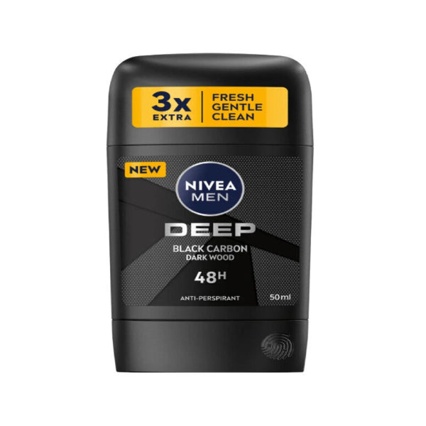 Nivea deodorant stick 50ml men deep aktif carbon