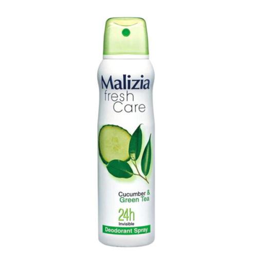 Malizia deodorant spray 150ml fresh care green tea and cucumber