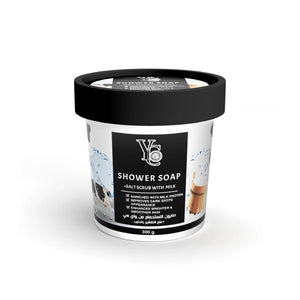 YC Shower Soap +Salt Scrub 300g Milk