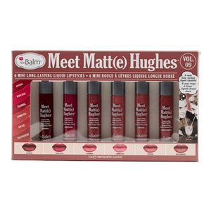 مجموعة أحمر الشفاه من The Balm Meet Matte Hughes 6 قطع 9 سائل 