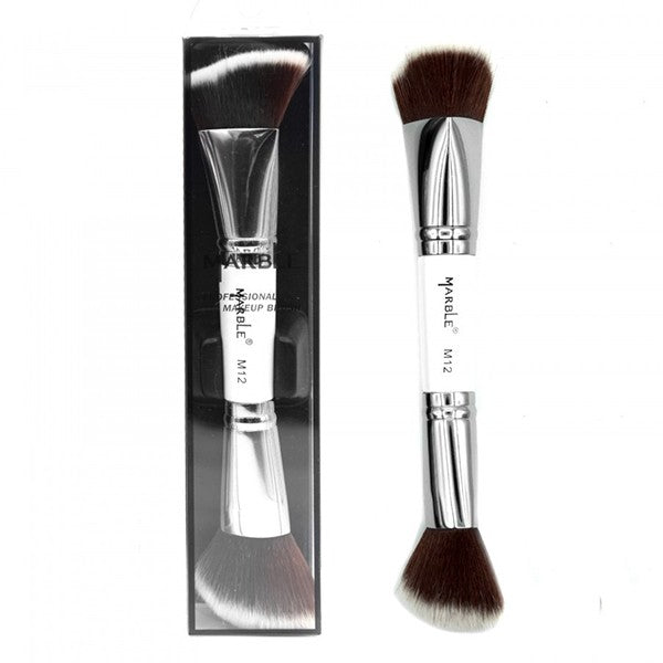 Marble makeup brush m12 double