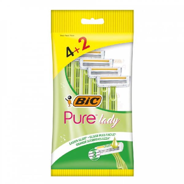 BIC Razor for Women Pure 4+2 3