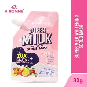 A Bonne Super Milk Whitening Scrub Mask | Brightening Face Exfoliator