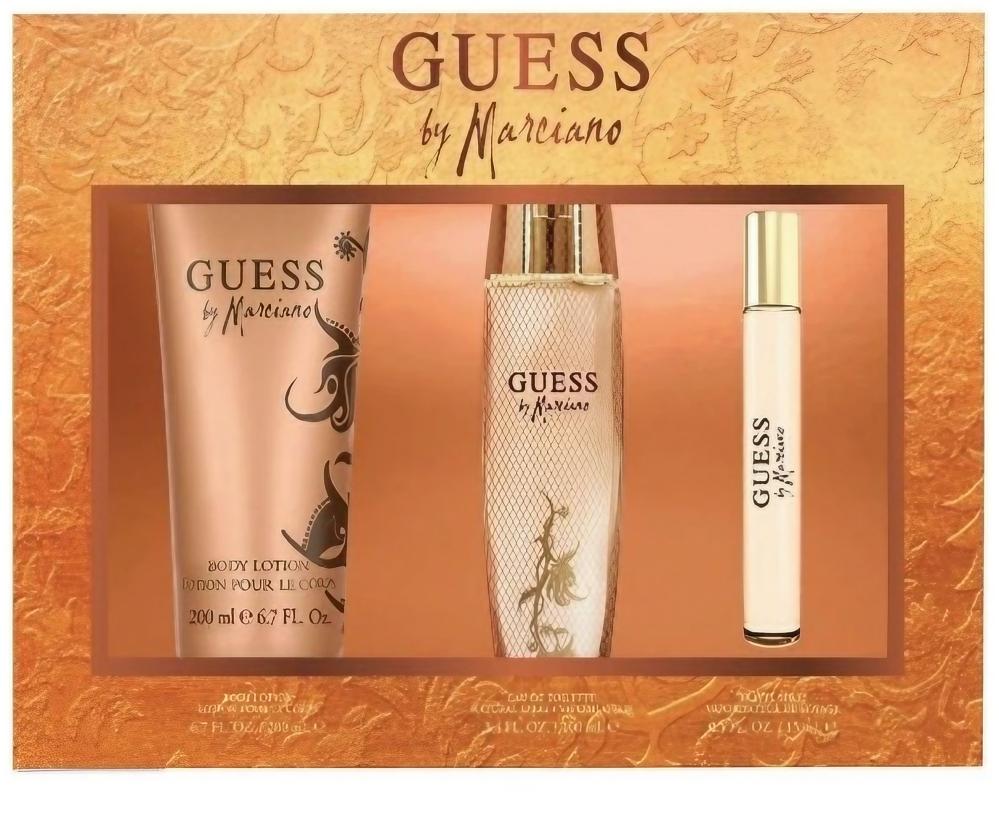 Guess By Marciano (W) Set 3 Piece Edt 100 Ml + Body Lotion 200 Ml + Mini 15Ml