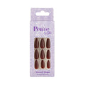 Glitz Nails 9 Almond Shape Russet Brown