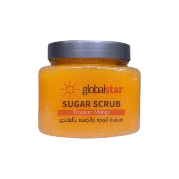 Global Star Sugar Scrub 600g For Face And Body With Mango