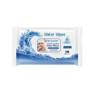 Welziad Baby Wipes 100pc With Water Fragrance Free