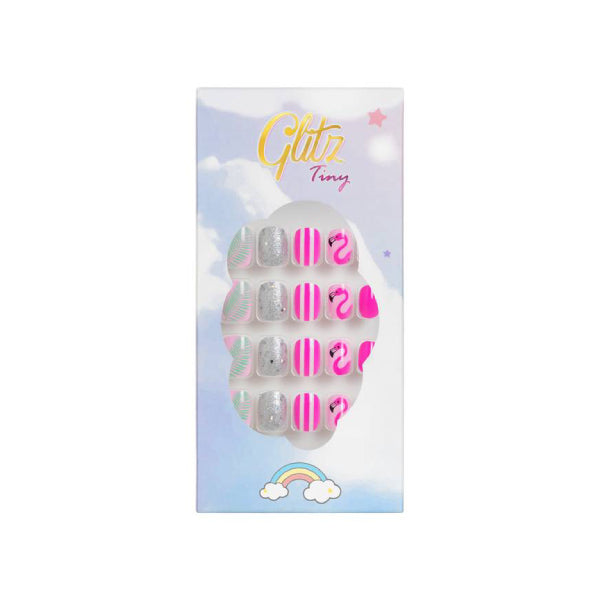 Glitz Kids Nails #4 Flamingo