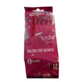 Norsina Razor for Women 12pc 3 Blade Pink