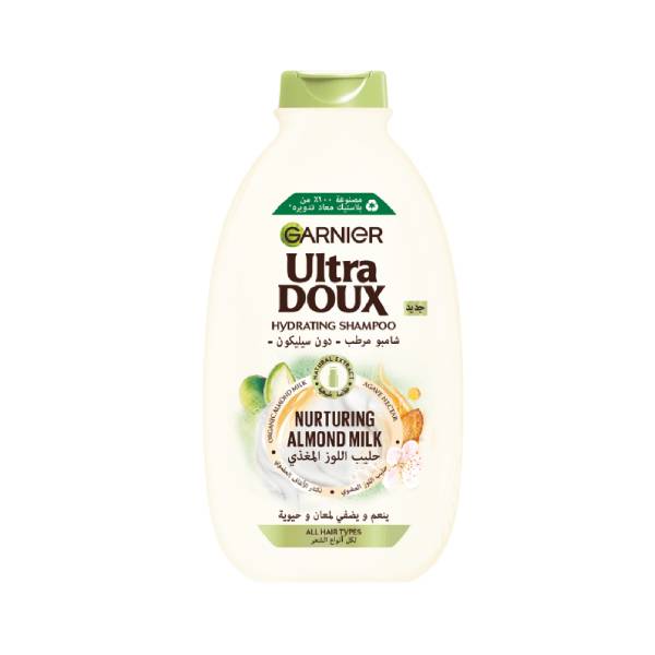 Garnier Hair Shampoo 200ml Ultra Doux Nurturing Almond Milk
