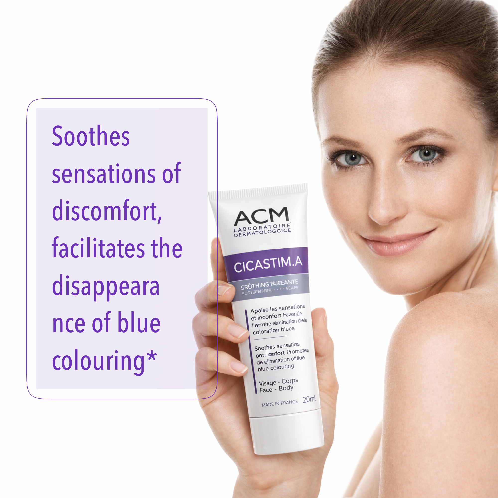 كريم Acm Cicastim المهدئ – عناية مريحة