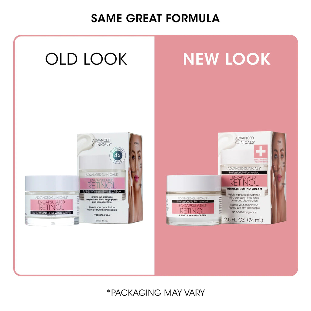 Advanced Clinicals Retinol Face Cream – Smoothing Moisturizer