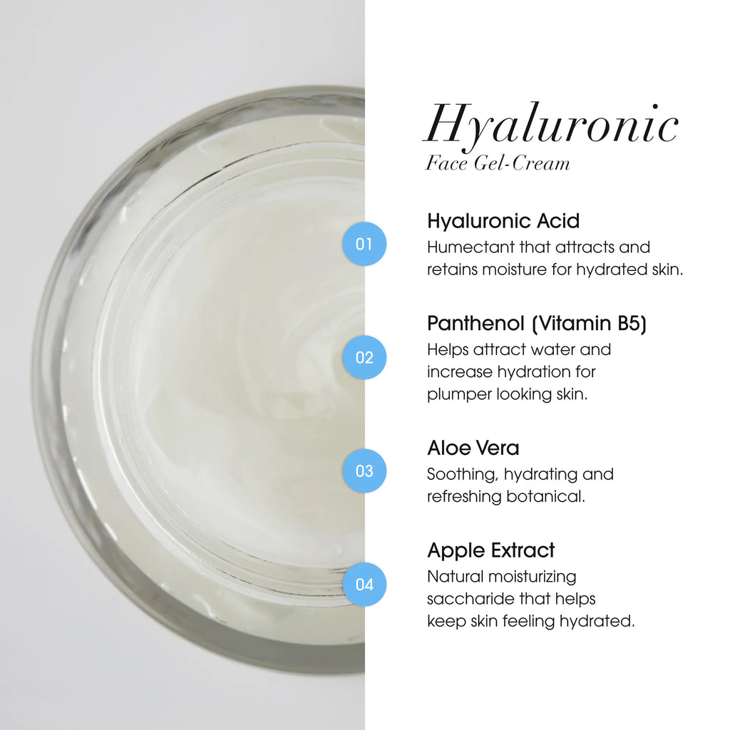 Advanced Clinicals Hyaluronic Acid Gel Cream – Hydrating Moisturizer