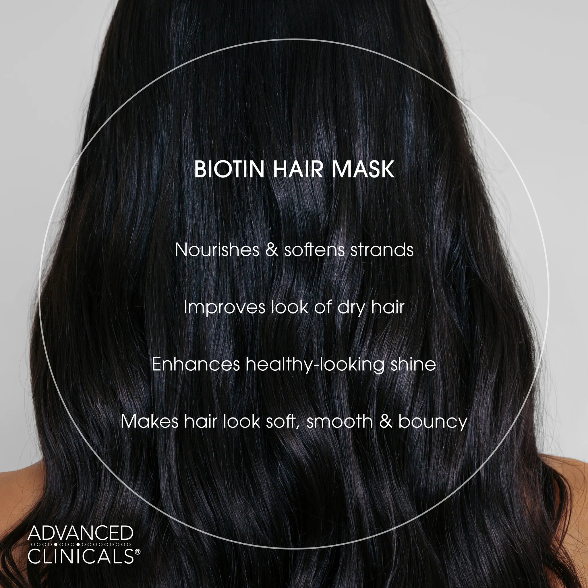 Advanced Clinicals Biotin Hair Mask – Deep Conditioning 340ml