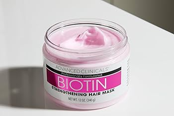 Advanced Clinicals Biotin Hair Mask – Deep Conditioning 340ml