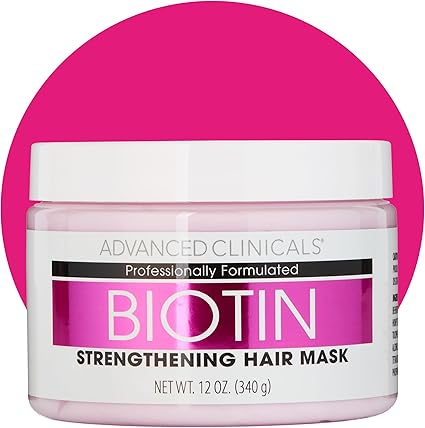 Advanced Clinicals Biotin Hair Mask – Deep Conditioning 340ml