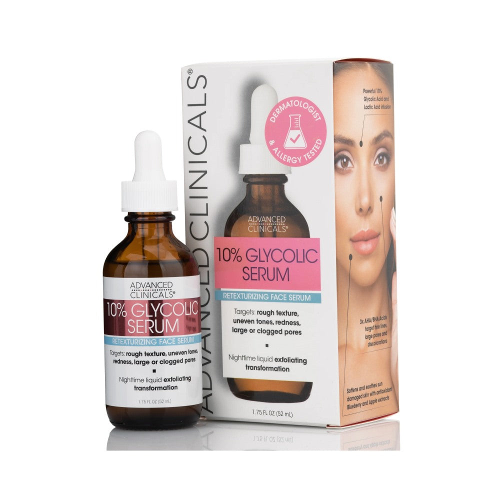 Advanced Clinicals Advanced Clinicals Serum 52ml Glycolic Acid 10%
