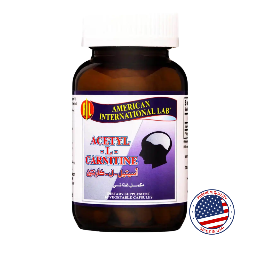 AIL Acetyl L-Carnitine 500mg - 60 Capsules | Energy & Brain Support Avnzor AIL Acetyl L-Carnitine 500mg - 60 Capsules | Energy & Brain Support Avnzor