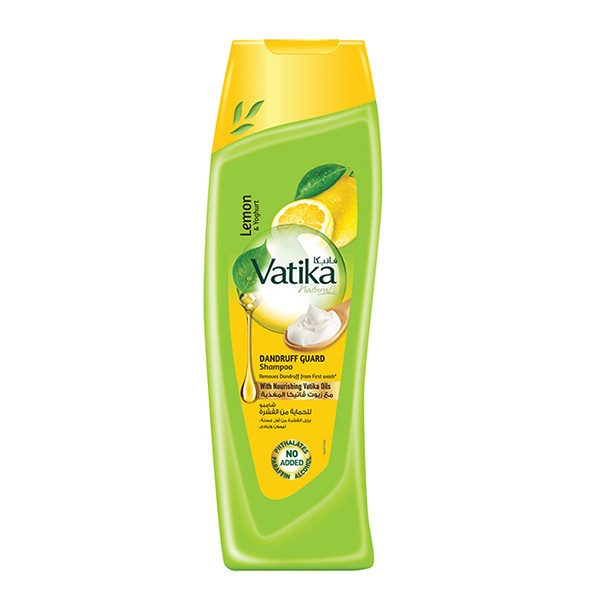 شامبو فاتيكا للشعر 400 مل للحماية من القشرة مع الليمون والزبادي