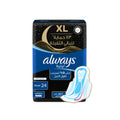 Always Clean & Dry Maxi Thick Night Sanitary Pads with Wings - 24pc