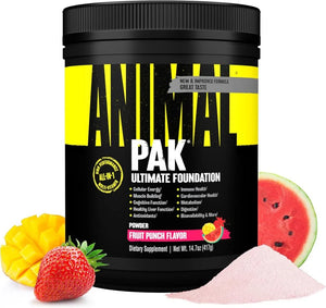 مسحوق Animal Pak متعدد الفيتامينات – مكمل غذائي كامل بالأحماض الأمينية والمعادن