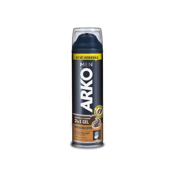 ARKO Arko Shaving Gel 200ml 2 In 1 Coffee