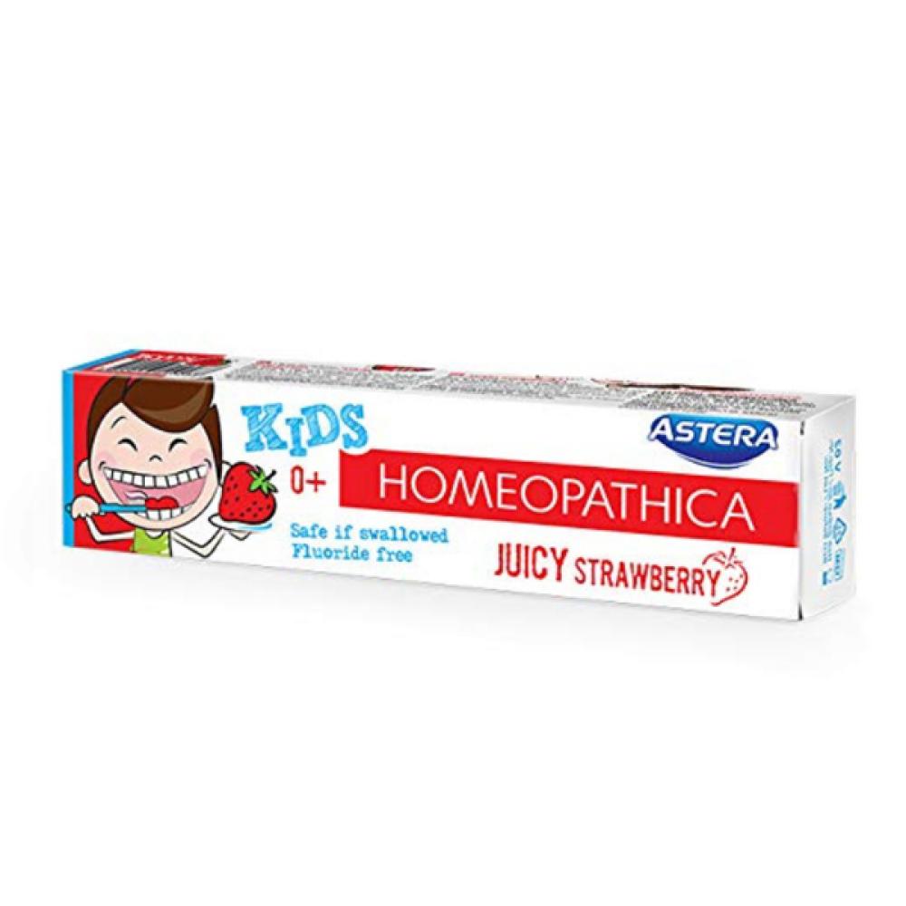 Astera Astera Baby Toothpaste 50ml Homeopathica Juicy Strawberry