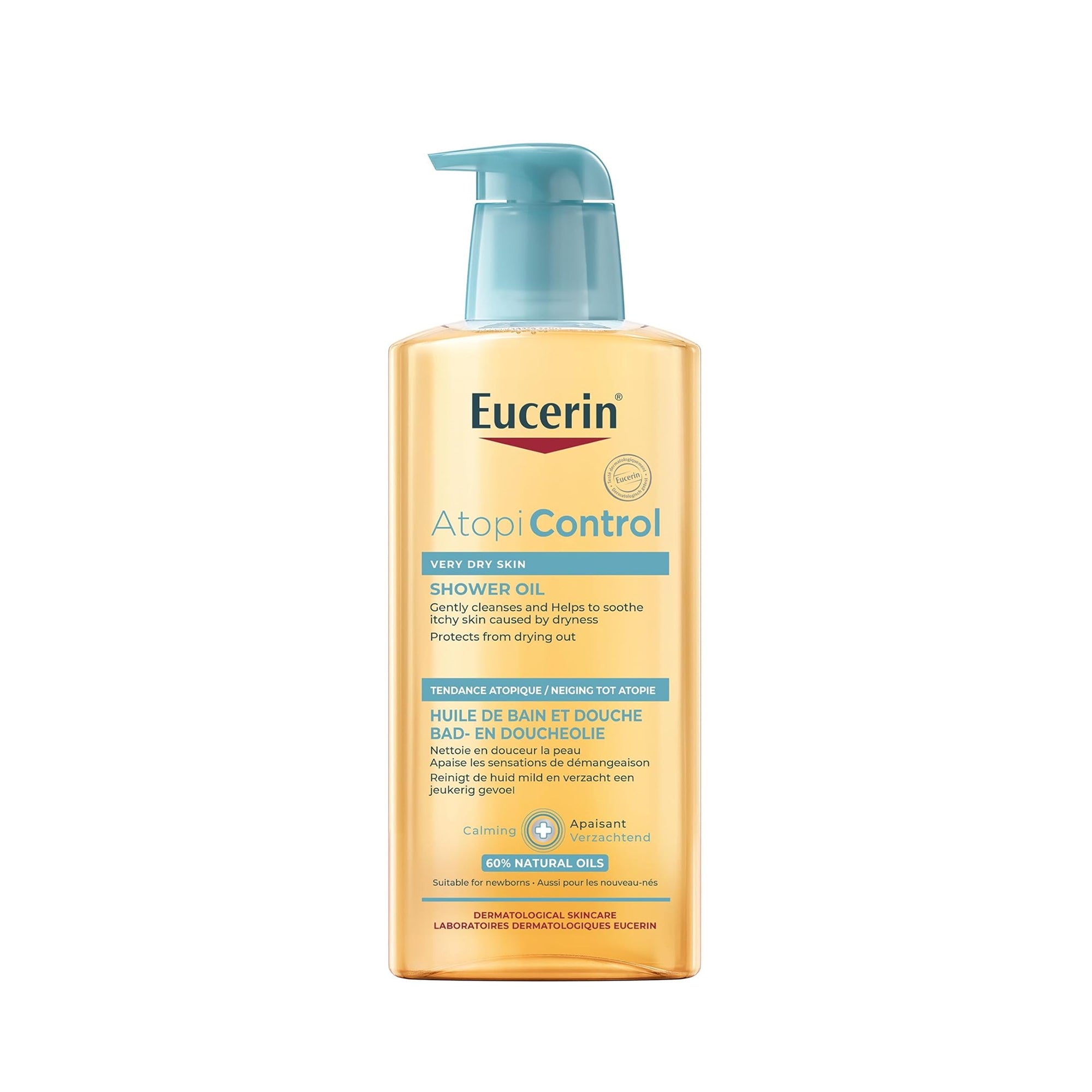 زيت الاستحمام والدش Eucerin AtopiControl سعة 400 مل