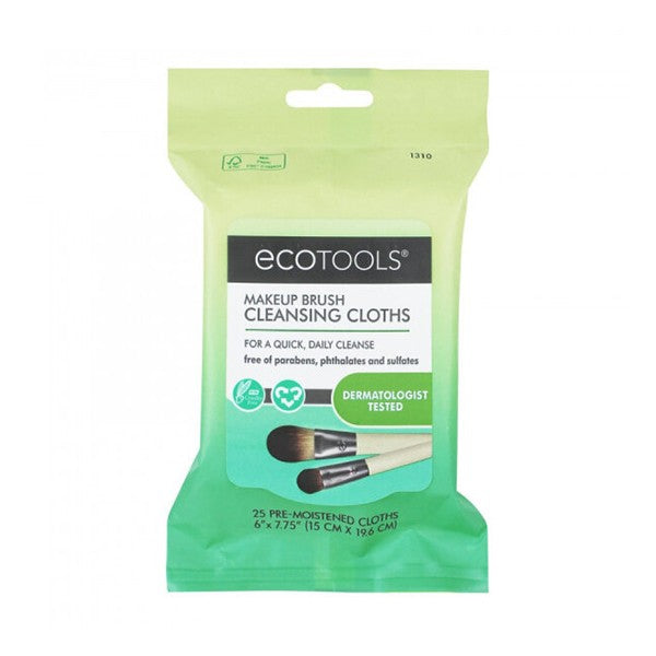 Eco Tools Napkins 25pc Makeup Brush Cleansing