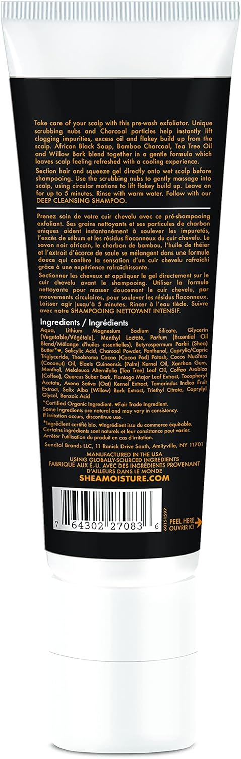 SheaMoisture Bamboo Charcoal Pre-Shampoo Scalp Scrub